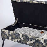 Банкетка с принтом из журавлей Crane варинант исполнения - 5 | Loft Concept в Волгограде