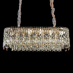 Люстра овальная с хрустальными подвесками Roul Crystal Light варинант исполнения - 2 | Loft Concept в Волгограде