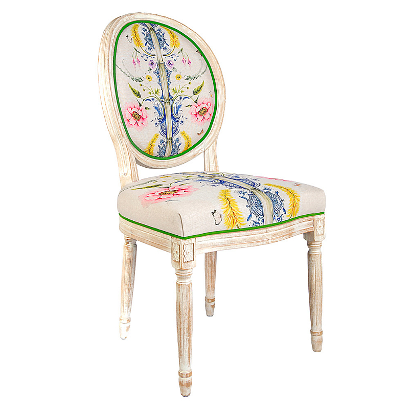 Стул Flower Waltz Stool Бежевый Мульти Стул Flower Waltz Stool Бежевый Мульти в Волгограде | Loft Concept