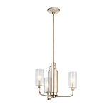  Люстра с прозрачными рифлеными цилиндрическими плафонами Kichler варинант исполнения - 9 | Loft Concept в Волгограде