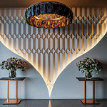 Гипсовая 3D Панель CRYSTAL SYMPHONY A варинант исполнения - 1 | Loft Concept в Волгограде