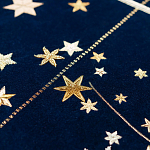 Обои с вышивкой ручной работы Cosmos Original colourway on velvet варинант исполнения - 4 | Loft Concept в Волгограде