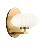  Бра с круглым плафон из матового белого стекла Kichler варинант исполнения - 1 | Loft Concept в Волгограде