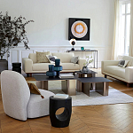 Приставной столик черного цвета AMORPHOUS варинант исполнения - 4 | Loft Concept в Волгограде