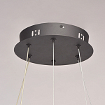 Люстра с двумя кольцами черного цвета с хрустальными элементами QUARTZ CRYSTAL варинант исполнения - 15 | Loft Concept в Волгограде