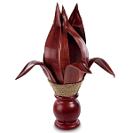 Настольная лампа красная INDONESIAN LAMPS варинант исполнения - 1 | Loft Concept в Волгограде