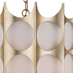 Подвесной светильник в форме цилиндра с фактурным серебряным каркасом и тканевым абажуром Silver Honeycomb варинант исполнения - 2 | Loft Concept в Волгограде