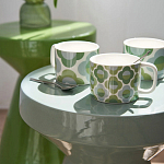 Приставной стол из керамики Manufacto Gray-green варинант исполнения - 7 | Loft Concept в Волгограде