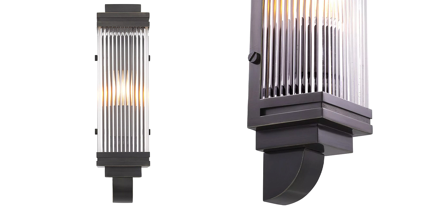 Бра Eichholtz Wall Lamp Bassett Bronze Бра Eichholtz Wall Lamp Bassett Bronze - Loft-Concept в Волгограде