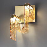 Бра волнистой формы из фактурного стекла Wave варинант исполнения - 7 | Loft Concept в Волгограде