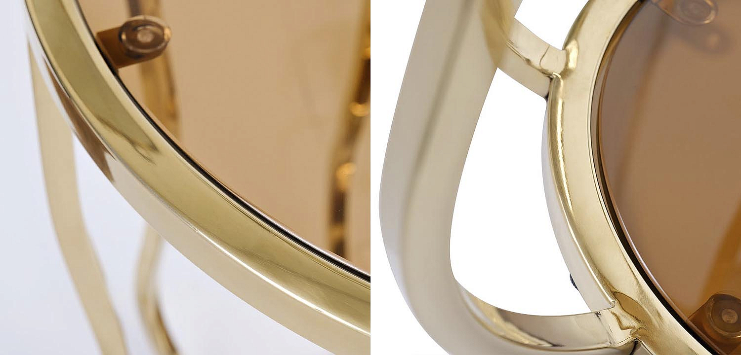 Приставной стол Fedric Side Table gold Приставной стол Fedric Side Table gold - Loft-Concept в Волгограде