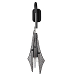 Бра черного цвета с плафоном из рельефного стекла Glass Pod варинант исполнения - 7 | Loft Concept в Волгограде