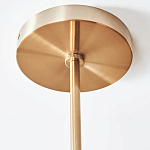 Люстра линейная с 2-мя белыми плиссированными тканевыми абажурами Combination варинант исполнения - 1 | Loft Concept в Волгограде