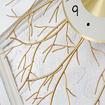 Часы настенные из металла золотые с белым циферблатом Current Time варинант исполнения - 3 | Loft Concept в Волгограде