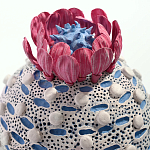 Статуэтка тропический фрукт  Tropical Fruit Round Flower Blue варинант исполнения - 1 | Loft Concept в Волгограде