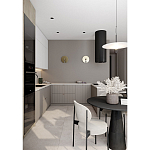 Кухонный гарнитур с фасадом в полоску Rainier Kitchen Set варинант исполнения - 4 | Loft Concept в Волгограде