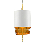 Люстра прямоугольная с белыми цилиндрическими абажурами White Ribbon варинант исполнения - 1 | Loft Concept в Волгограде