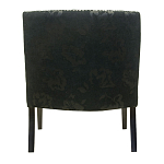 Полукресло с мягкой обивкой из жаккарда на 4-х ножках из массива березы Baroque Armchair black варинант исполнения - 2 | Loft Concept в Волгограде