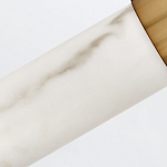 Бра для ванных комнат вертикальное с вытянутым плафоном из алебастра Hinkley варинант исполнения - 6 | Loft Concept в Волгограде