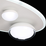 Потолочный светильник овальной формы белого цвета с 4-мя лампами Lunar Pebbles варинант исполнения - 8 | Loft Concept в Волгограде