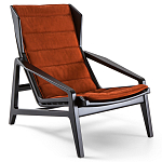 Дизайнерское кресло с подлокотниками из массива дерева Gio Ponti D.156.3 Armchair варинант исполнения - 1 | Loft Concept в Волгограде