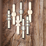 Подвесной светильник с белыми матовыми плафонами Hiding secrets варинант исполнения - 5 | Loft Concept в Волгограде