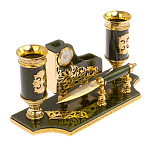 Настольный письменный набор из нефрита с ножом для бумаг в подарочной коробке Maecenas варинант исполнения - 2 | Loft Concept в Волгограде