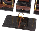 Настольный письменный набор из лемезита и змеевика с декором в виде Орла в подарочной упаковке Successful Leader варинант исполнения - 4 | Loft Concept в Волгограде