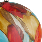 Настольная лампа разноцветная с овальным тканевым абажуром Abstraction варинант исполнения - 1 | Loft Concept в Волгограде