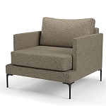 Мебельная ткань Шенилл коричневый цвет 138 см T4-28 варинант исполнения - 7 | Loft Concept в Волгограде