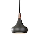  Подвесной светильник с каплевидным плафоном темного цвета Feiss варинант исполнения - 1 | Loft Concept в Волгограде