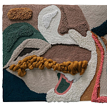 Тканый вручную текстильный гобелен Orchid варинант исполнения - 3 | Loft Concept в Волгограде