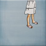 Плитка с узором Девочка единорог варинант исполнения - 4 | Loft Concept в Волгограде