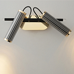 Бра с двумя цилиндрическими плафонами на магнитном креплении Bronze Concert варинант исполнения - 2 | Loft Concept в Волгограде