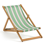 Шезлонг из акации и ткани Argentina варинант исполнения - 1 | Loft Concept в Волгограде