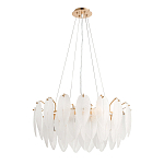 Люстра Mont Saint-Michel Золотая с Рельефным Стеклом варинант исполнения - 3 | Loft Concept в Волгограде