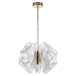Люстра с крупными рельефным декором в виде лепестков 60 см Ethereal Bloom варинант исполнения - 2 | Loft Concept в Волгограде