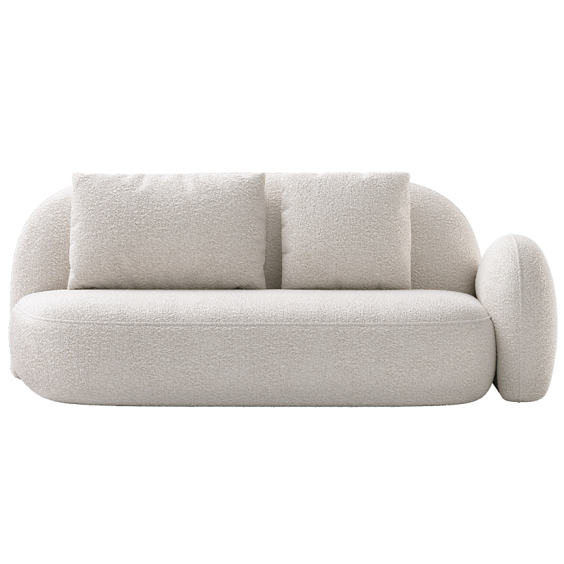 Двухместный модульный Диван Orus Белый в Волгограде | Loft Concept 