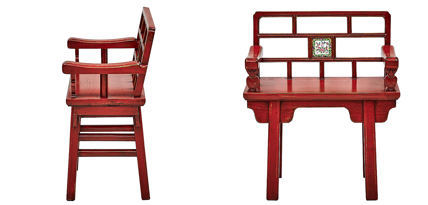Стул Chinoiserie Red Stool Стул Chinoiserie Red Stool - Loft-Concept в Волгограде