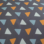 Постельное белье из сатина с принтом треугольники 150х200 см Triangular Dreams варинант исполнения - 3 | Loft Concept в Волгограде