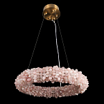 Люстра кольцевая с частичками натурального горного хрусталя Crystal Shimmer варинант исполнения - 3 | Loft Concept в Волгограде