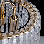 Люстра с подвесными рифлеными стеклянными трубками Nembus варинант исполнения - 19 | Loft Concept в Волгограде