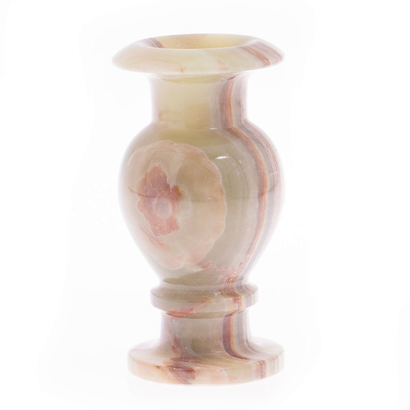 Ваза настольная из камня оникс Stone Vase Ваза настольная из камня оникс Stone Vase в Волгограде | Loft Concept