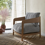 Кресло с каркасом из массива ясеня Deniaud Ash Grey Armchair варинант исполнения - 13 | Loft Concept в Волгограде