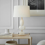 Настольная лампа на фигурном мраморном основании Conundrum варинант исполнения - 2 | Loft Concept в Волгограде