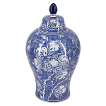 Ваза с крышкой в китайском стиле Гранатовое дерево Blooming Pomegranate варинант исполнения - 1 | Loft Concept в Волгограде