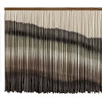 Пейзаж из нитей Макраме Wall decor Black and White Landscape варинант исполнения - 5 | Loft Concept в Волгограде