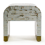 Тумбочка прикроватная Amo Bone Inlay Bedside Almond варинант исполнения - 1 | Loft Concept в Волгограде