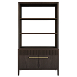 Стеллаж Primo с ящиками Темный орех варинант исполнения - 8 | Loft Concept в Волгограде