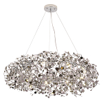 Люстра подвесная круглая с многочисленными металлическими круглыми элементами Terzani Argent варинант исполнения - 3 | Loft Concept в Волгограде